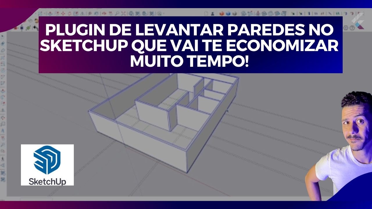 Plugin para levantar paredes no sketchup que salva muito!