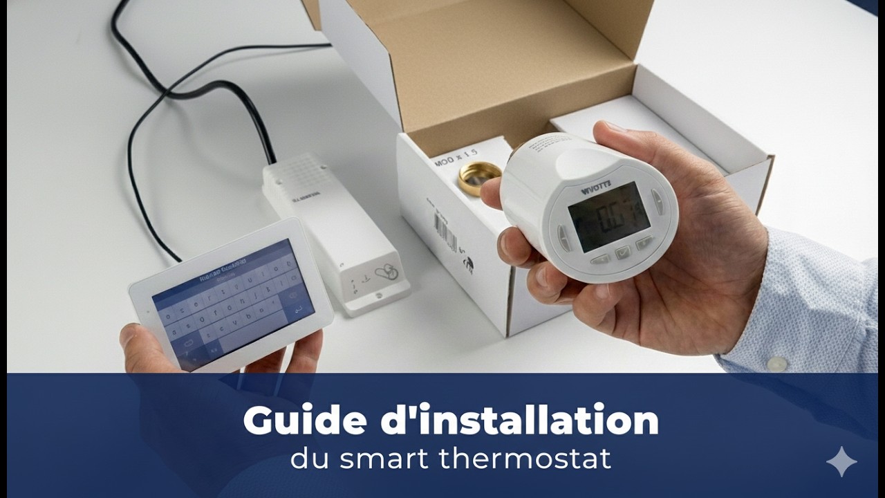 Comment installer et configurer le smart thermostat BT-ST03 RF du déballage à la mise en service