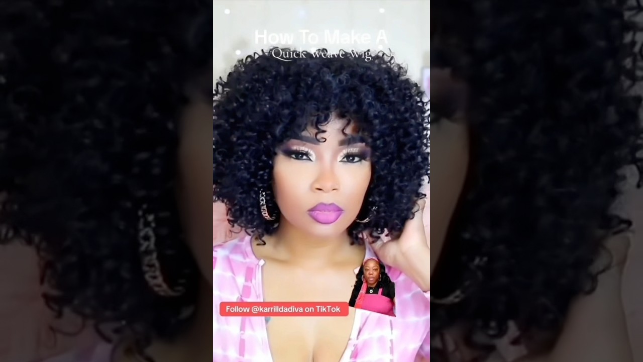 Quick weave wig for beginners #trending  #hairstyle  #hair #viralvideo #shorts #short #viral #trend