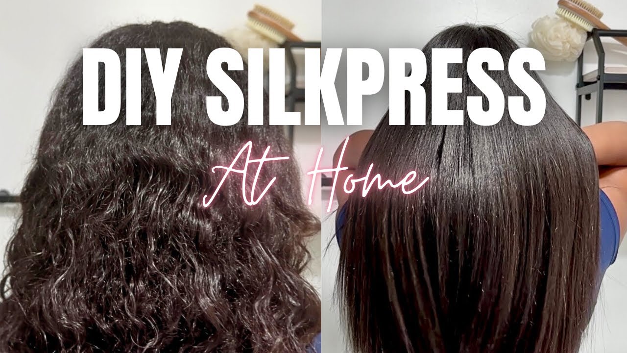 DIY Silk Press on Natural Hair | Step-by-Step At-Home Tutorial for Sleek Results