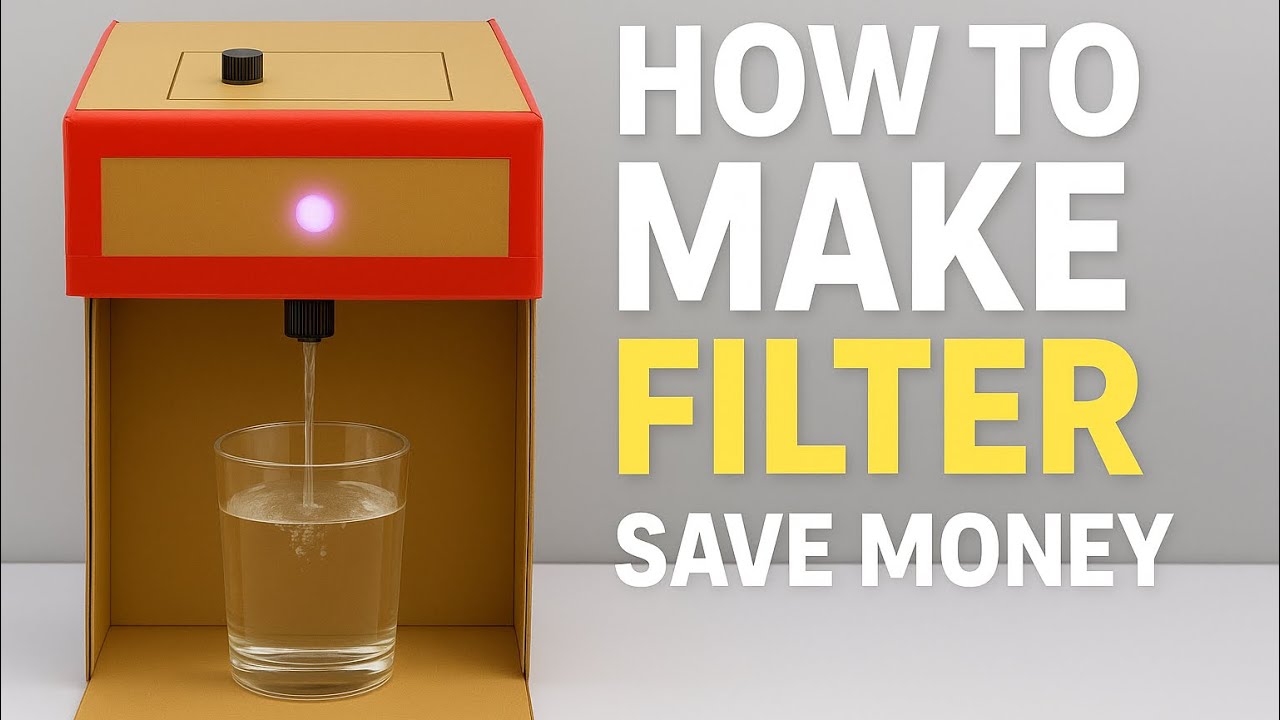 &ldquo;Don&rsquo;t Buy It &ndash; Make This Smart Water Filter at Home!&rdquo;💧