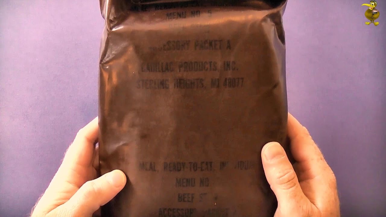 Vintage MRE Review - Menu 5 - Beef Stew (1981)