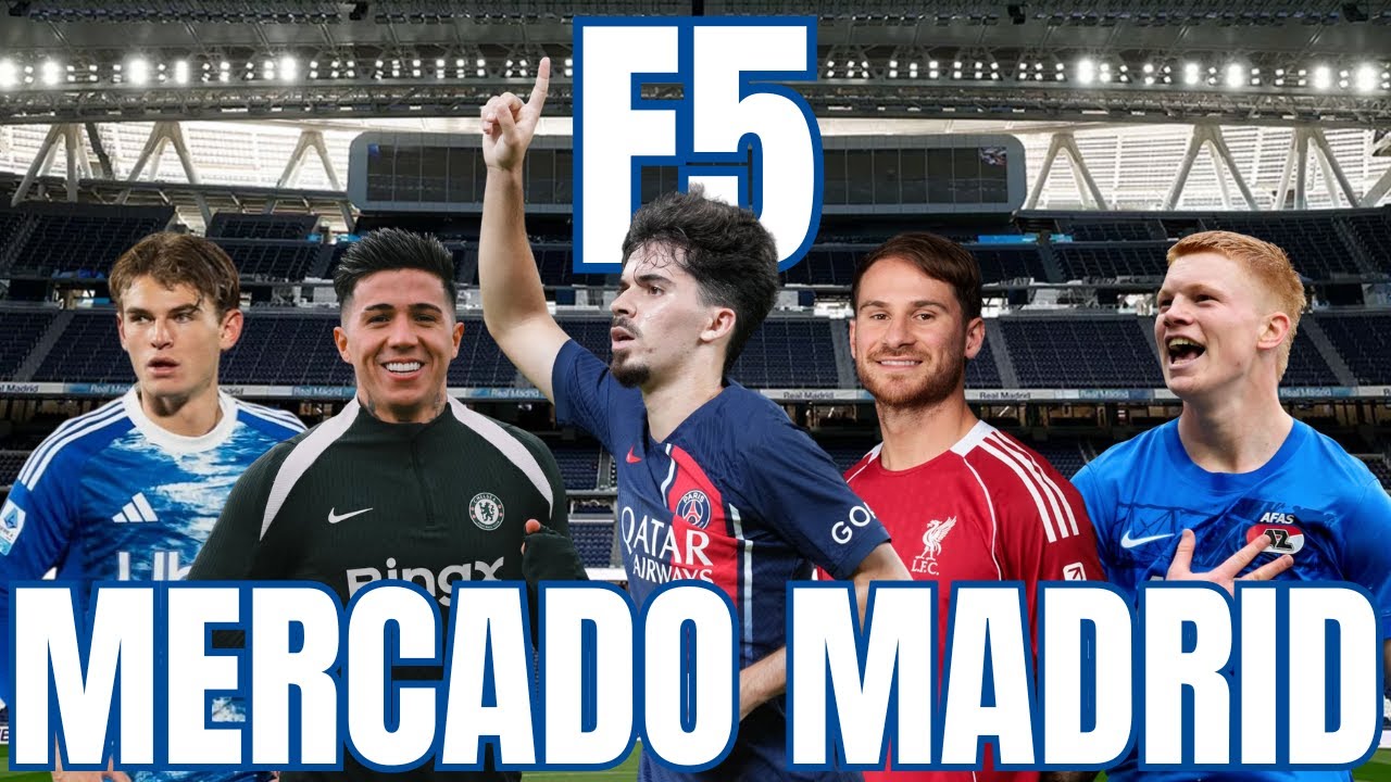 MERCADO REAL MADRID: VITINHA Y ENZO FERNÁNDEZ CASI IMPOSIBLE, NICO PAZ FAVORITO Y LA PERLA KEES SMIT