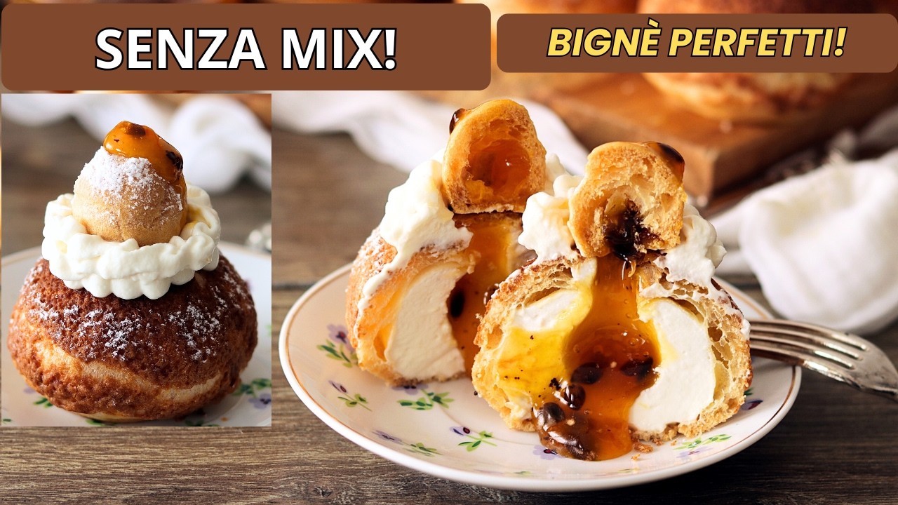 👉🏻 Religieuses senza glutine con farine naturali: il segreto per bignè perfetti senza mix!