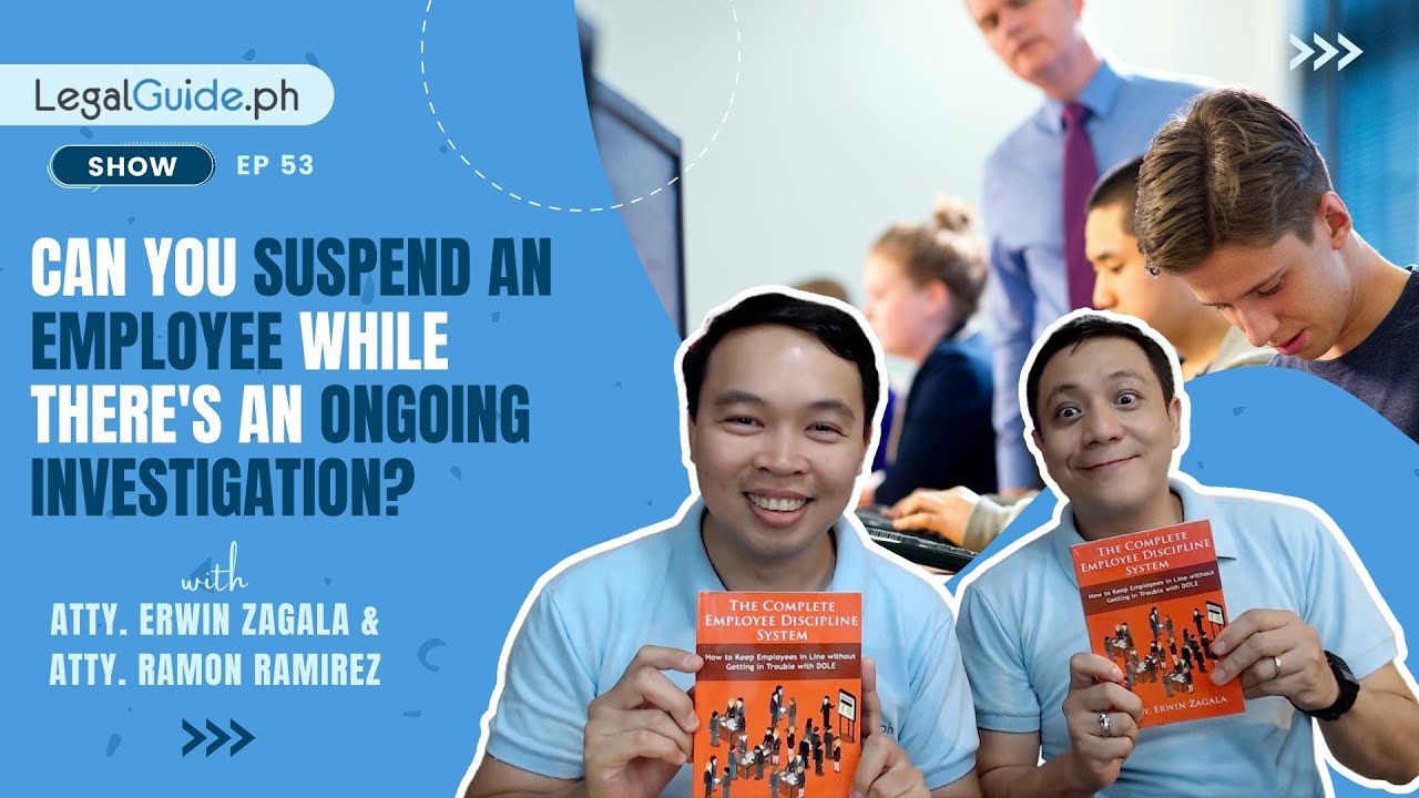 Can you suspend an employee while there's an ongoing investigation (PREVENTIVE SUSPENSION)?
