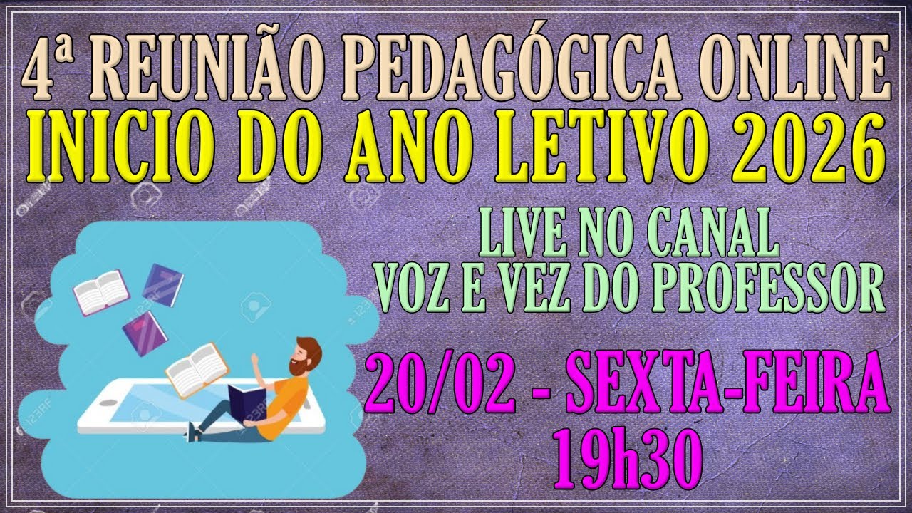 INÍCIO DO ANO LETIVO 2026