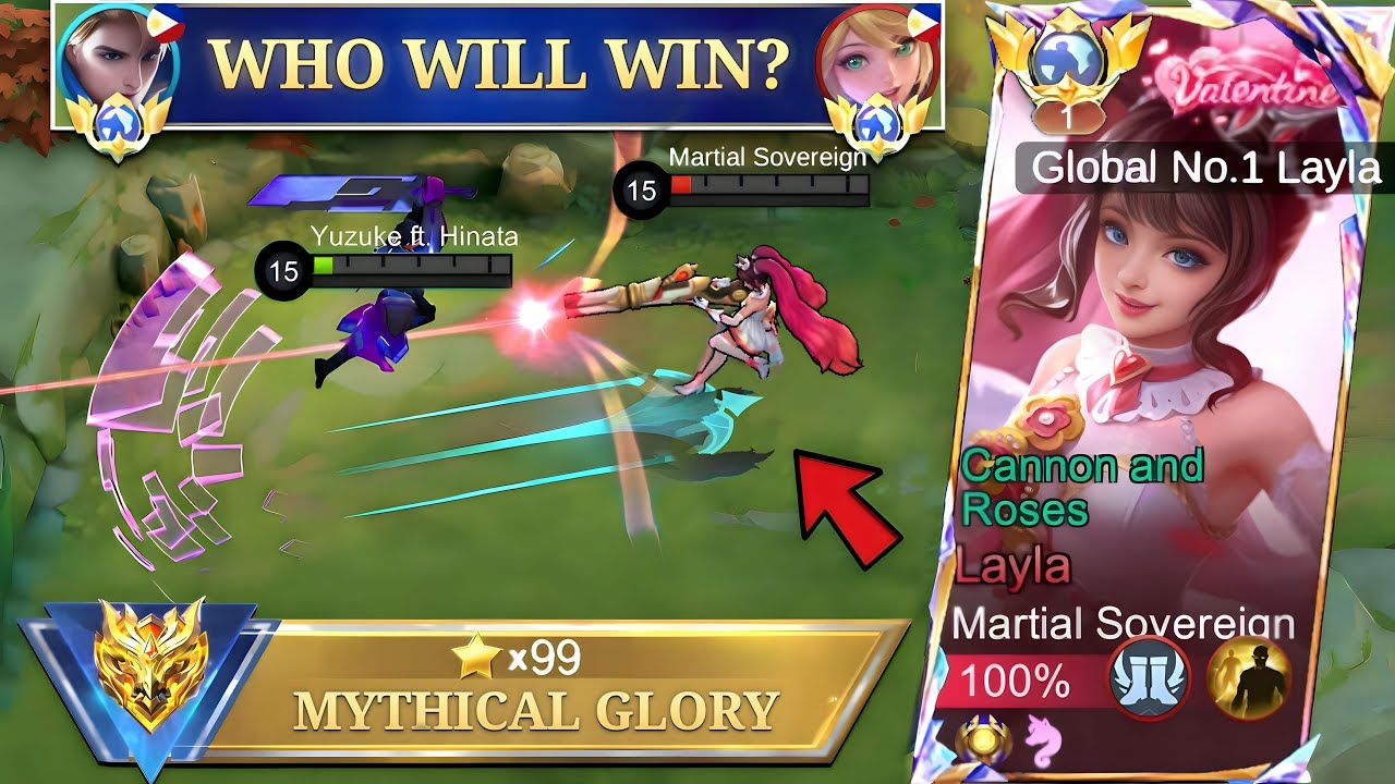 I MET TOP 1 GLOBAL LAYLA in my LAST MATCH BEFORE MYTHICAL IMMORTAL!! 😭 | VICTORY OR DEFEAT??
