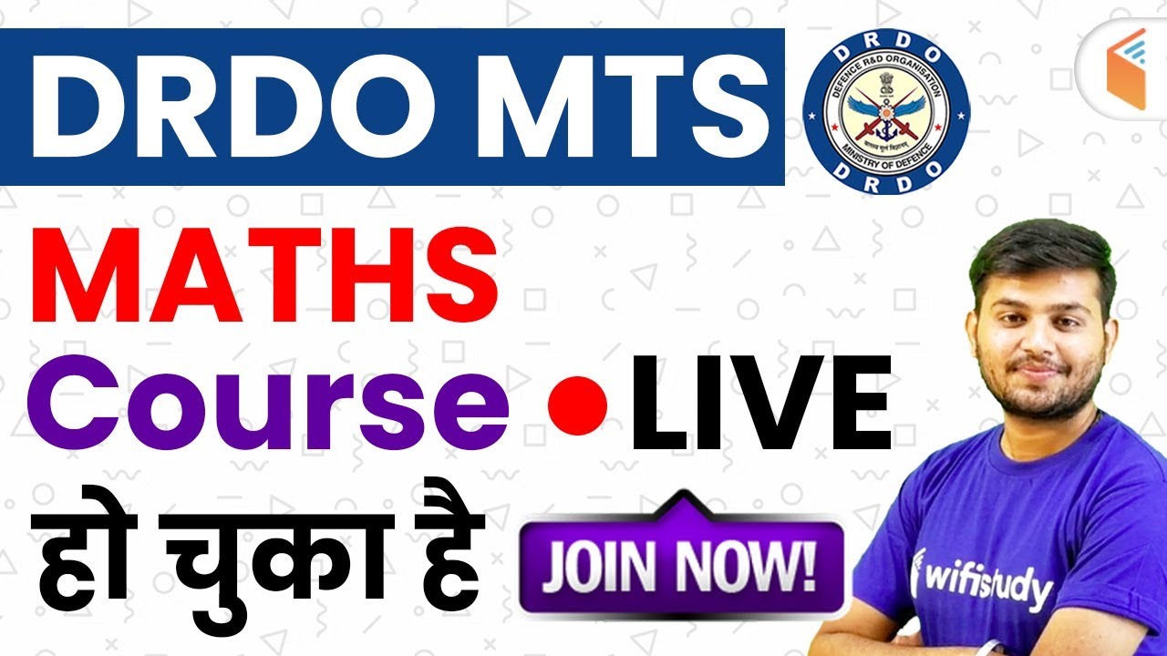 DRDO MTS 2020 | Complete Math Course | Use Referral Code 