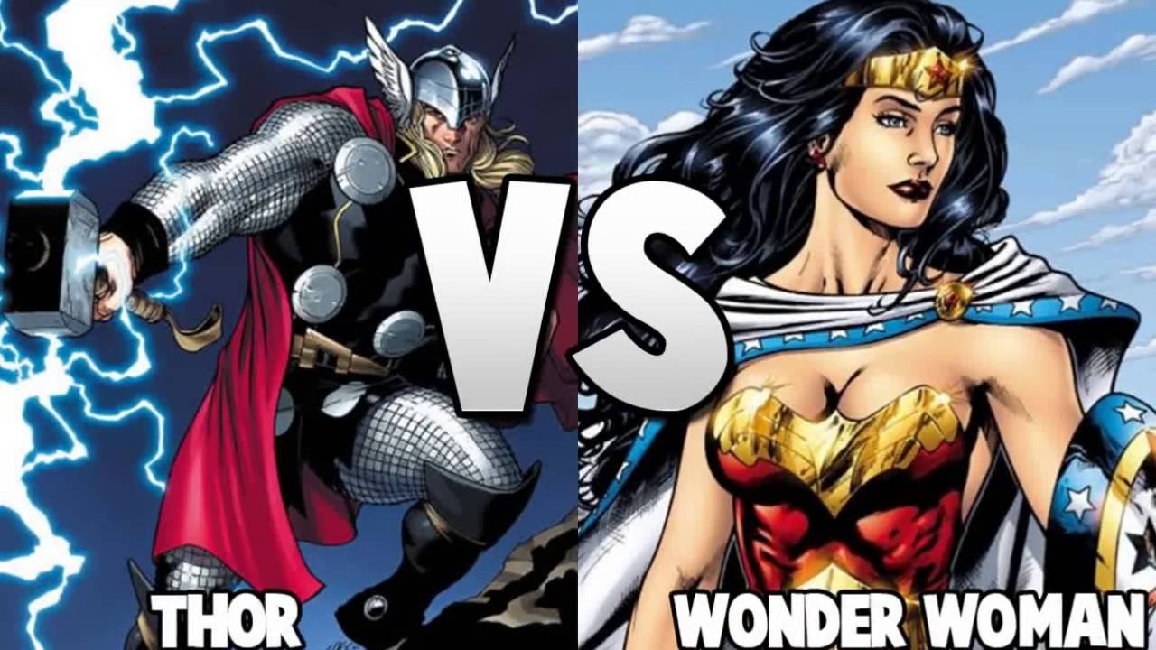THOR VS WONDER WOMAN o la mujer maravilla