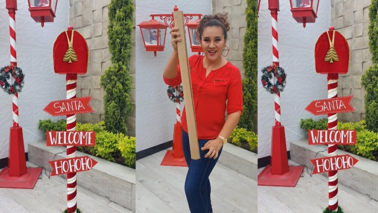Parece COMPRADO Mira que cosa más linda! Reutilizando un Simple ROLLO de CARTÓN♻️| BUZÓN NAVIDEÑO