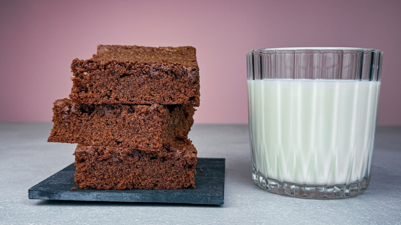 3 Ingredients. Foolproof Brownies.