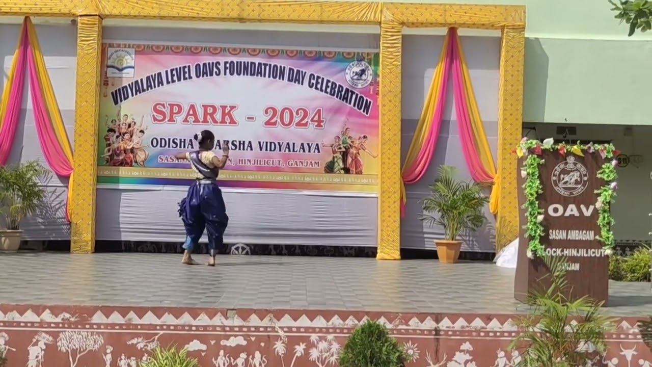 VIDYALAYA LEVEL OAVS FOUNDATION DAY || SPARK - 2024 || OAV HINJILICUT || #school #trending #spark