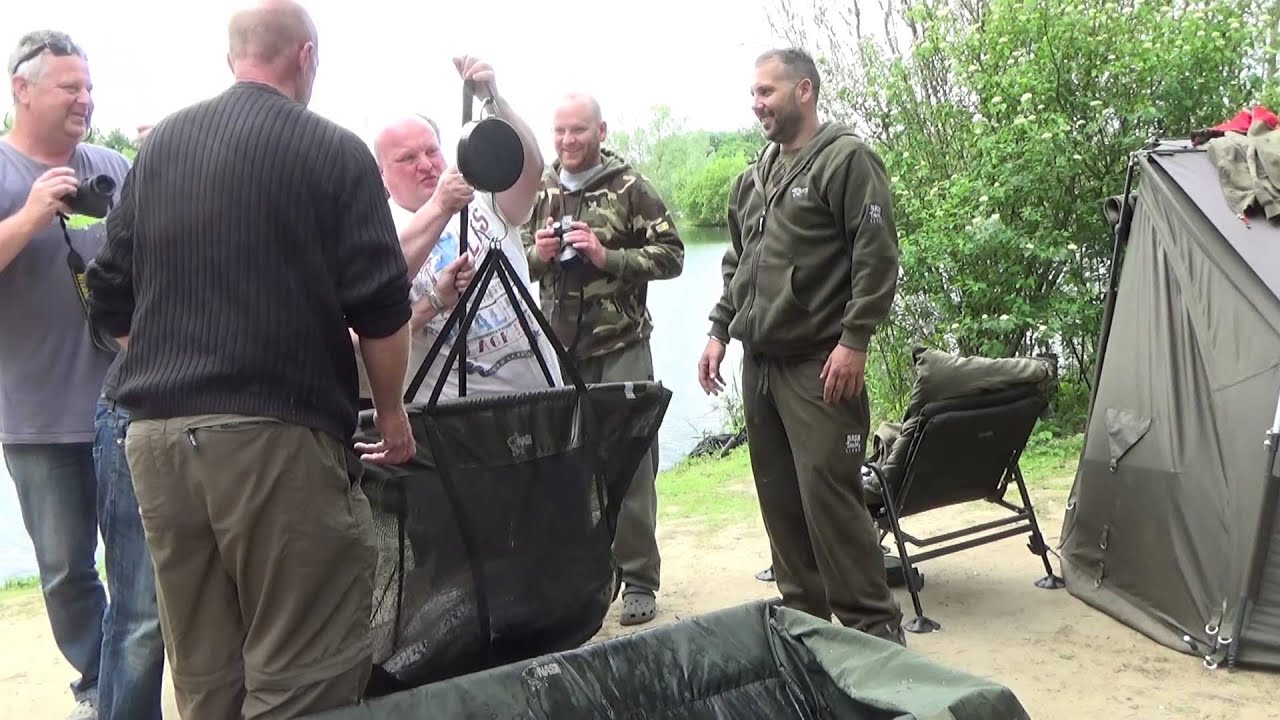Carp Fishing in France. The Mighty Shoulders  at 97lb From Abbey Lake's Heron Lake