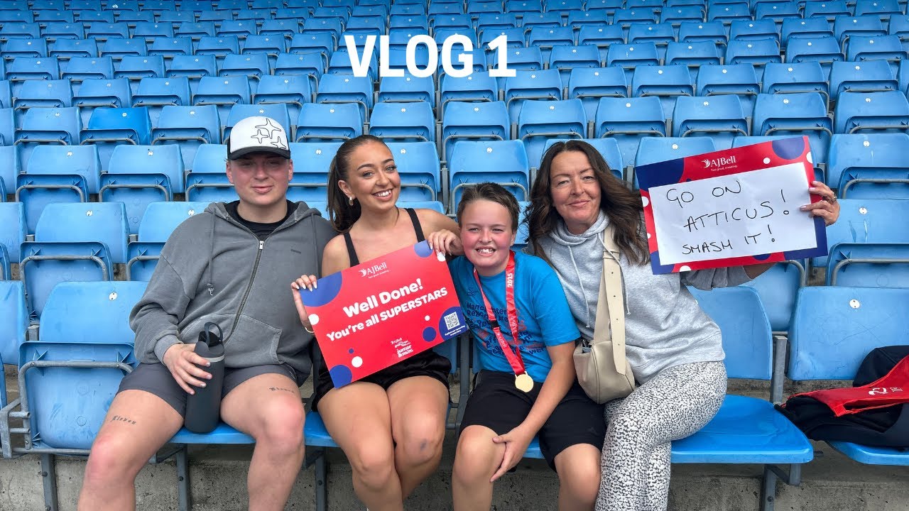 THE MANCHESTER GREAT RUN VLOGS 1 - ATTICUS & ANNA RUN 2.5K