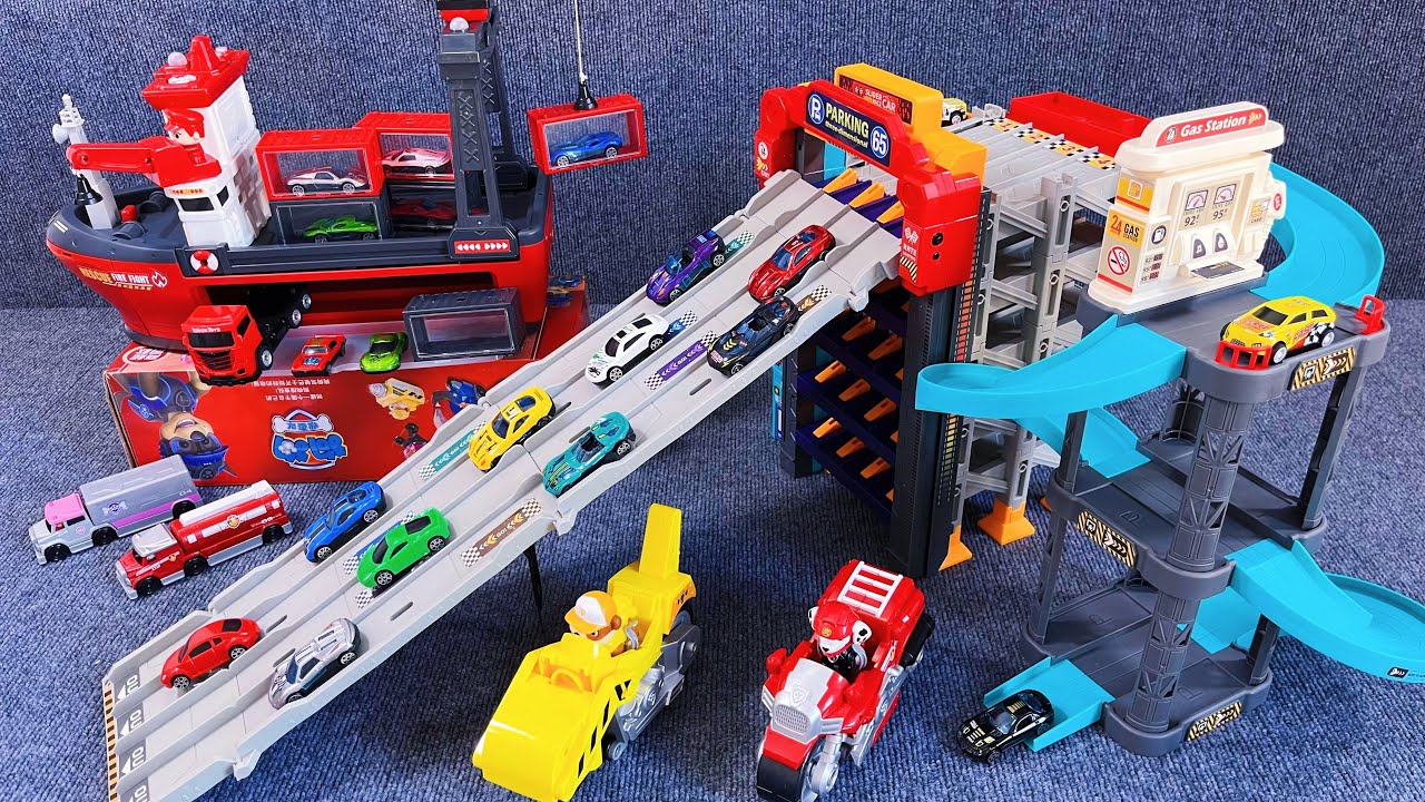 14 Minutes of Satisfying Unboxing cool construction vehicles toys set video ASMR | Toy Review