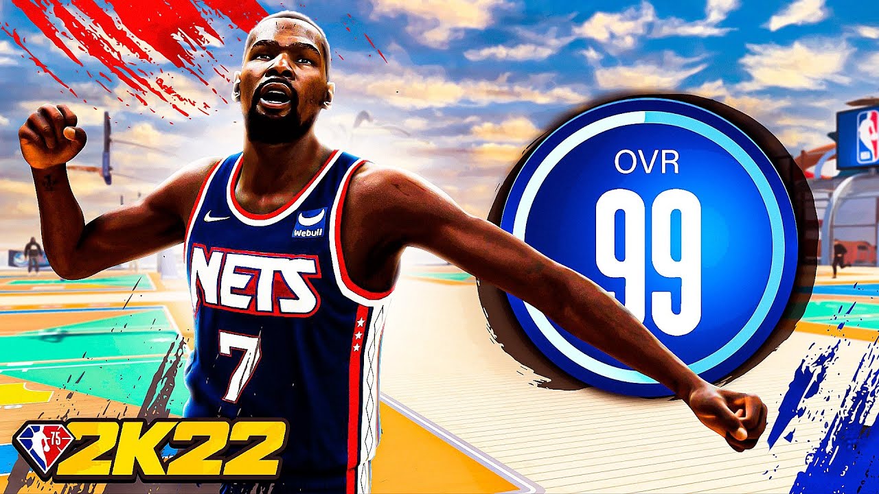 99 OVR KEVIN DURANT BUILD is OVERPOWERED on NBA 2K22