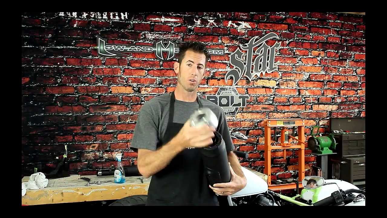 Yamaha Star Bolt exhaust mod at Low and Mean