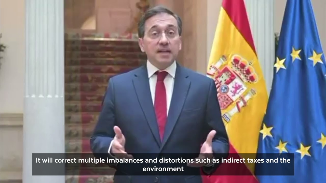 Spanish Foreign Minister says treaty maintains Spain's sovereignty claim