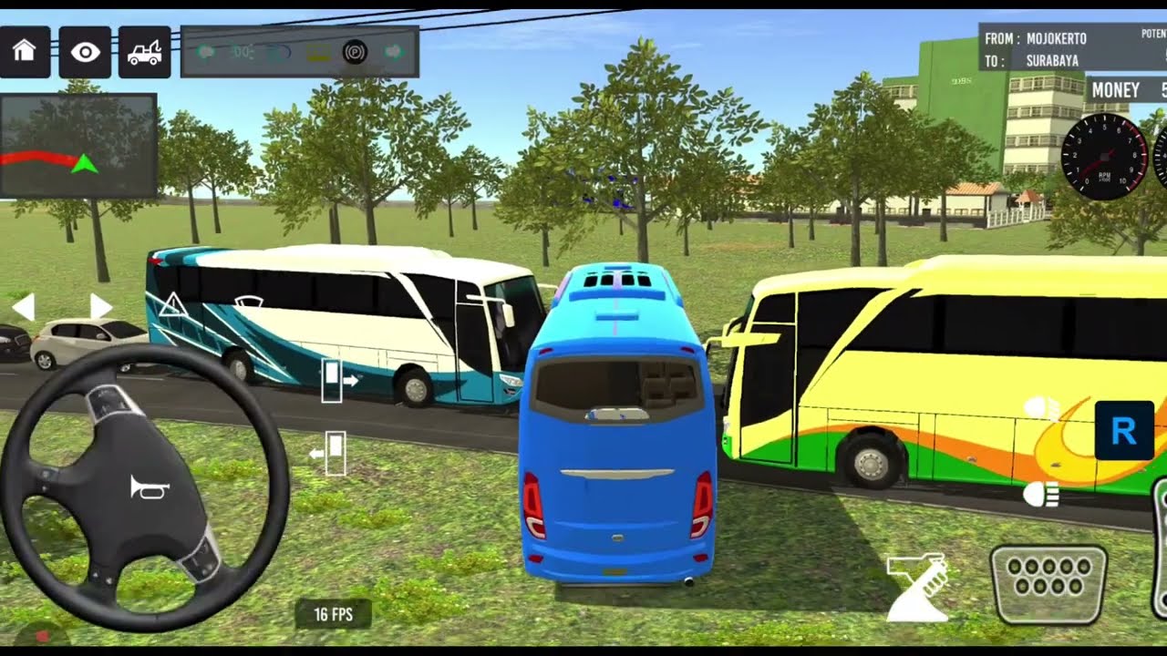 BUS SIMULATOR INDONESIA|| Bus Driving👮‍♂️ City euro Coach bus Simulator 🔥-Android Gameplay Bus 2026