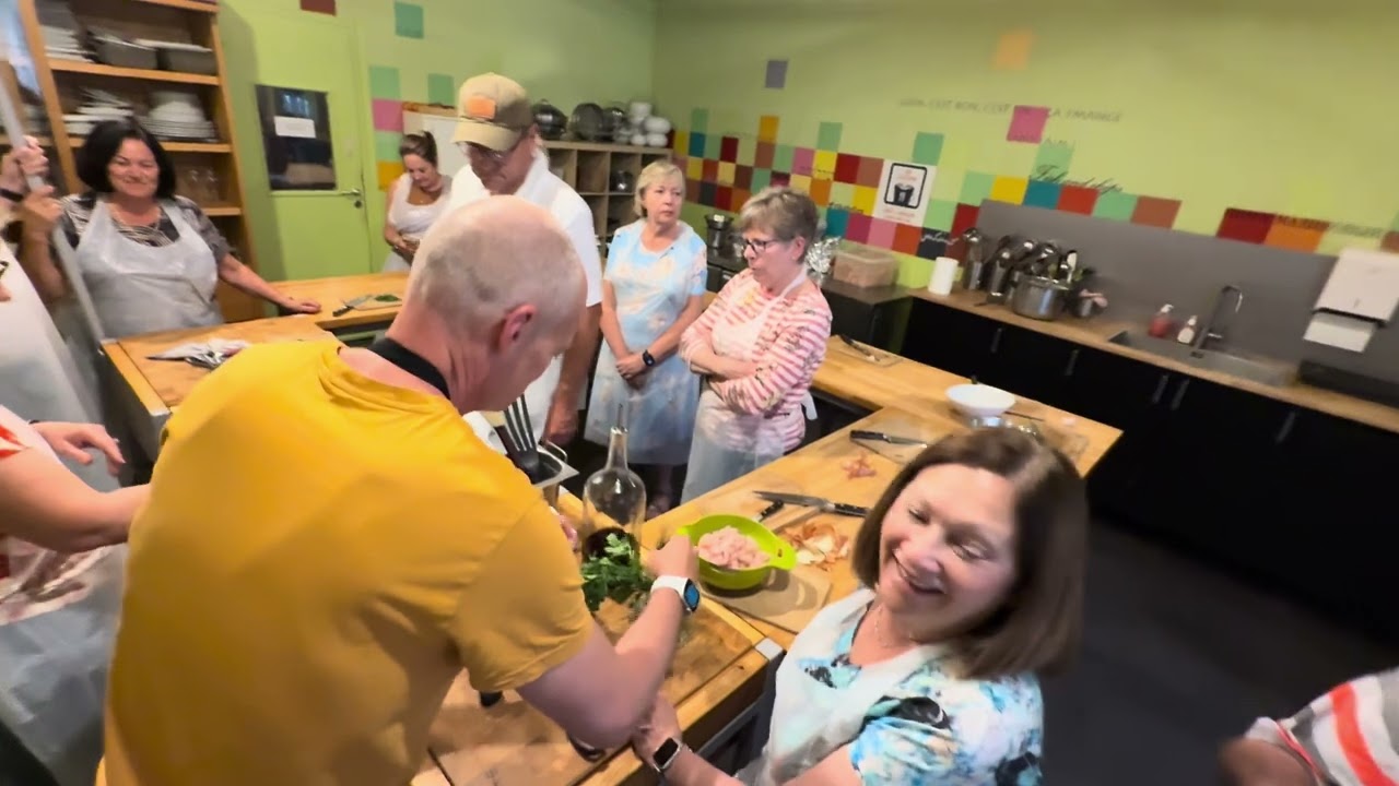 19 June 2025 - cooking class in Lyon - before heading to the Rhone River - the and the AmaKristina