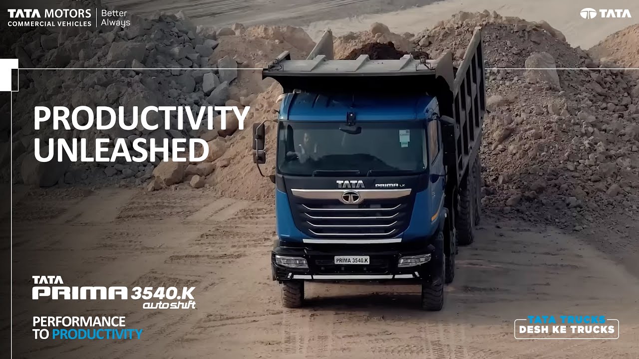 The all-new Tata Prima 3540.K. Engineered to be unstoppable.