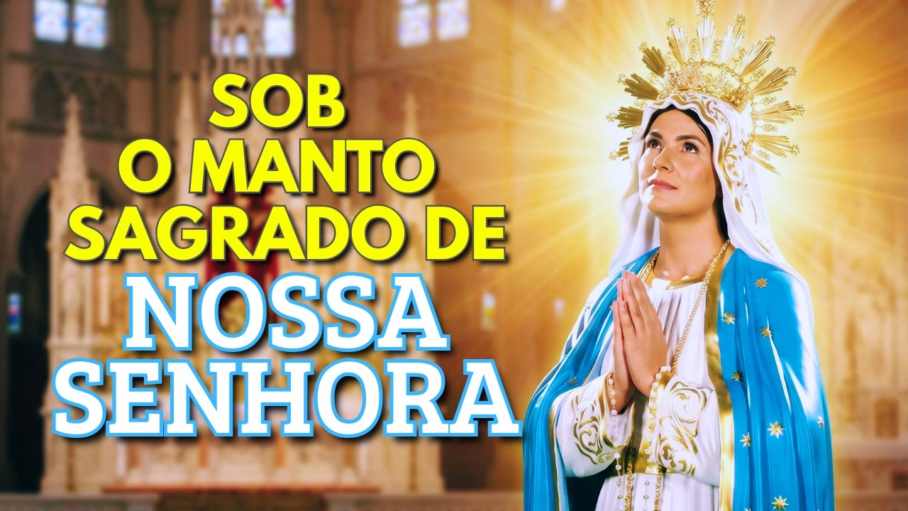 ORAÇÃO DO DIA | Sob o Manto de NOSSA SENHORA, Entregue Suas Preocupações Hoje