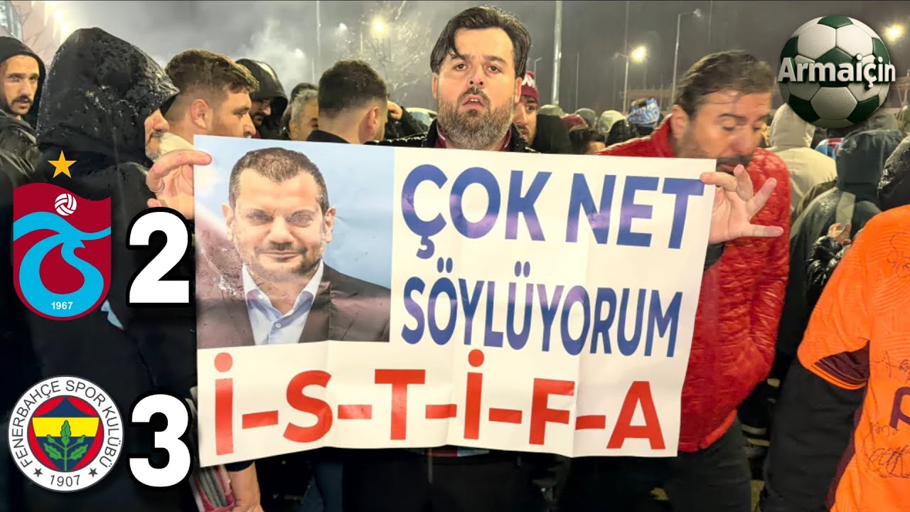 “BAŞKAN BİZ HAKETMİYORUZ”|”HAKEM BİZİM HAKKIMIZI Yedi”| Trabzonspor 2-3 Fenerbahçe | Armaiçin 