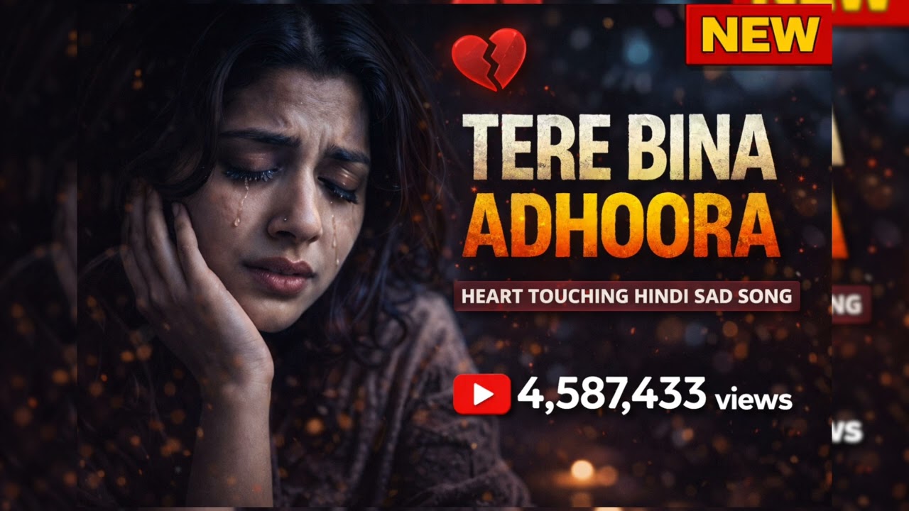 Tere Bina Adhoora 💔 | 4 Million+ Views | Heart Touching Sad Love Song | Hindi Emotional Song