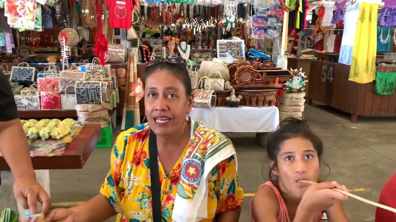 Fugalei Market: Virtual Driving Tours of Samoa