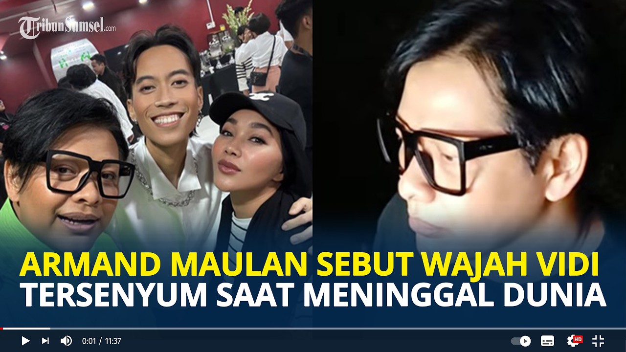 WAJAH Vidi Aldiano saat Meninggal Dunia Diungkap Armand Maulana, Tampak Senyum dan Tampan