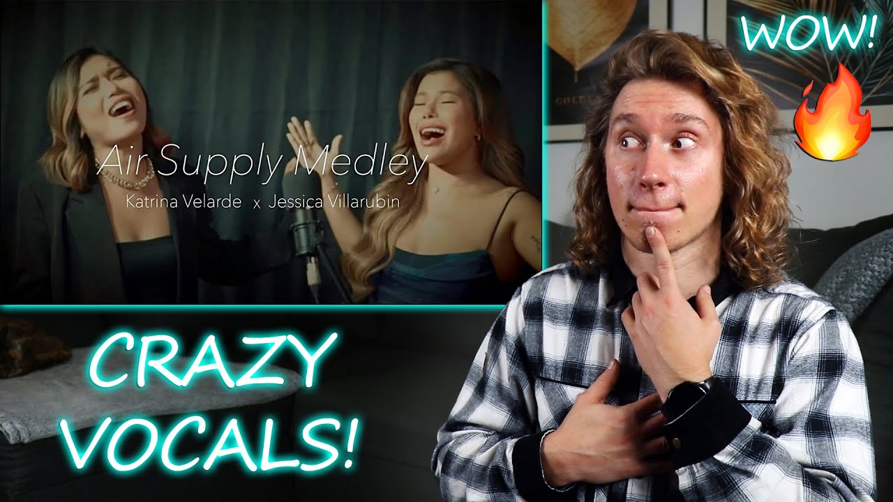 KATRINA VELARDE and JESSICA VILLARUBIN - AIR SUPPLY MEDLEY | Singer Reaction!