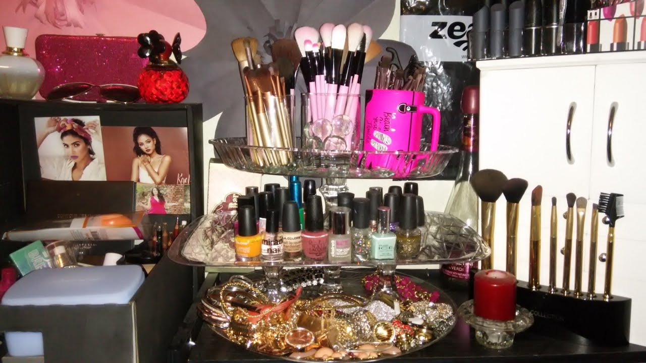 Dollar Tree DIY ft. Hairtopia | Beauty Tray UNDER $10!!! | Makeup, Polish & Jewelry