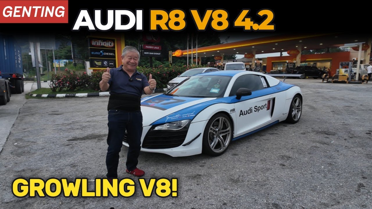 Audi R8 V8 на дорогах Гентинга! | Эта машина продаётся | YS Khong Driving