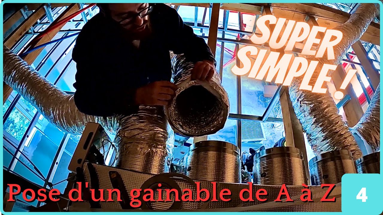 EP 4 installer les gaines de soufflage d’un gainable