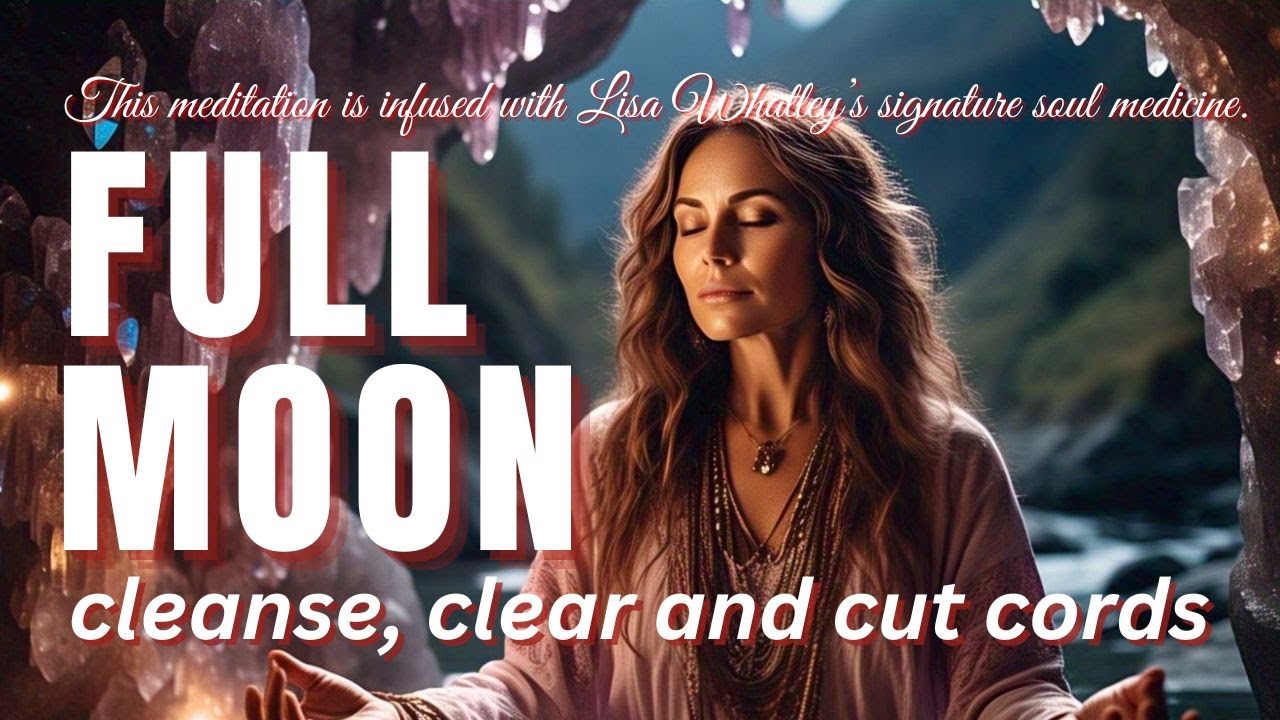 Full Moon Meditation JANUARY 2026 |  Cleanse, Clear and Cut Cords in a Crystal Cave