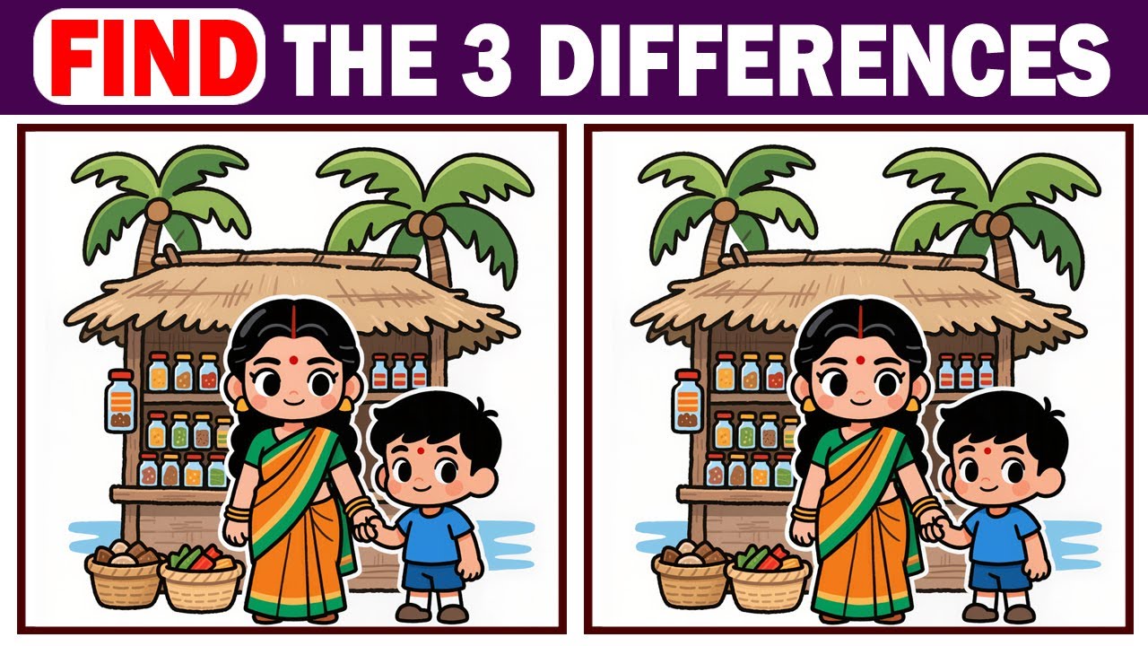 Find The Difference,Only Brilliant Minds Find All|Only Genius Find Puzzles |Puzzle Game Challenge#35