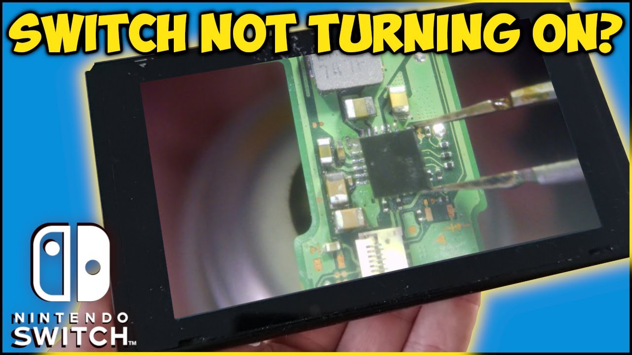 Nintendo Switch не заряжается или не включается?