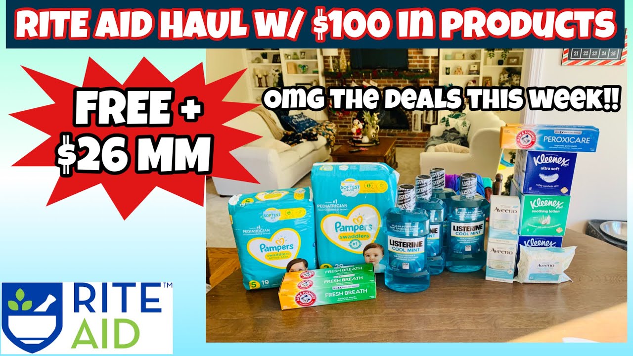 AWESOME RITE AID HAUL/ $105 in products FREE + $26 MM / Couponing at Rite Aid