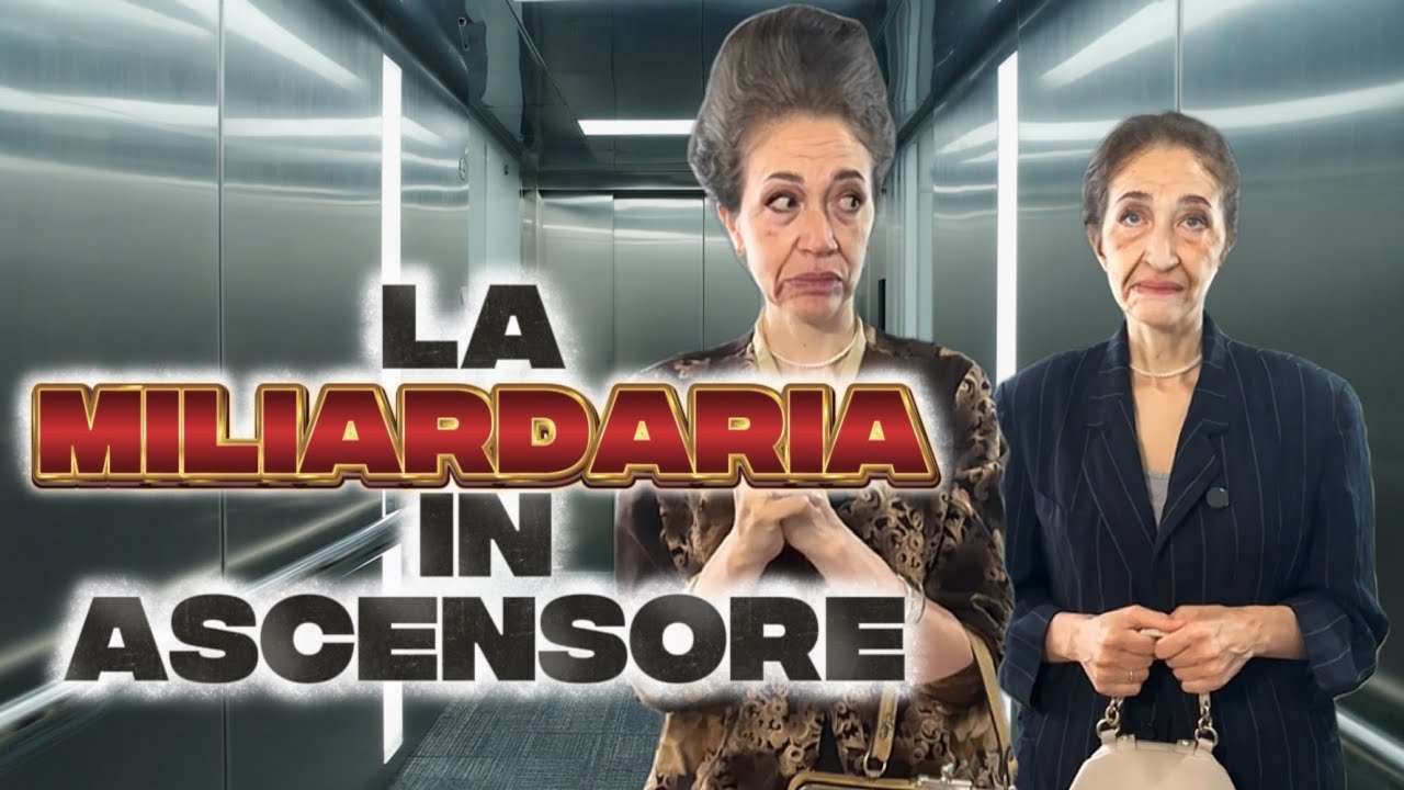 🤣la miliardaria in ascensore