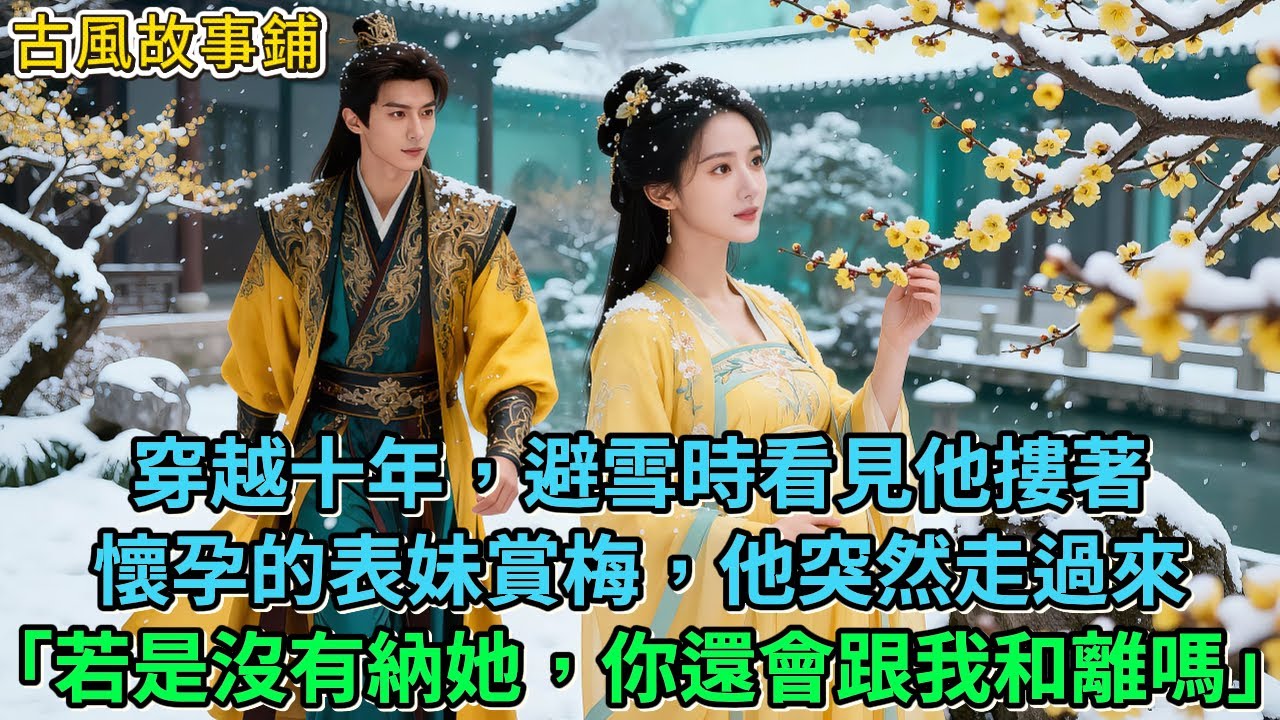 穿越十年，避雪時看見他摟著懷孕的表妹賞梅，他突然走過來「若是沒有納她，你還會跟我和離嗎」