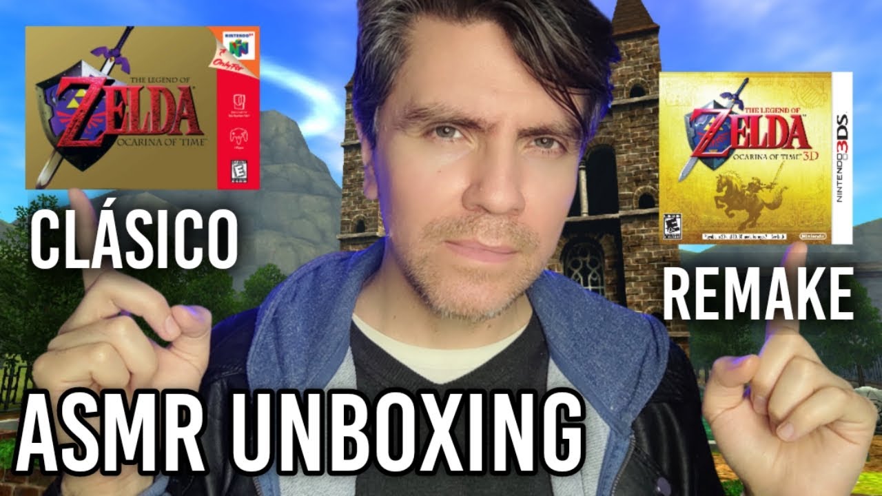 ASMR UNBOXING ZELDA OCARINA OF TIME & MAJORAS MASK VS REMAKES #asmr #asmrvideo #asmrparadormir