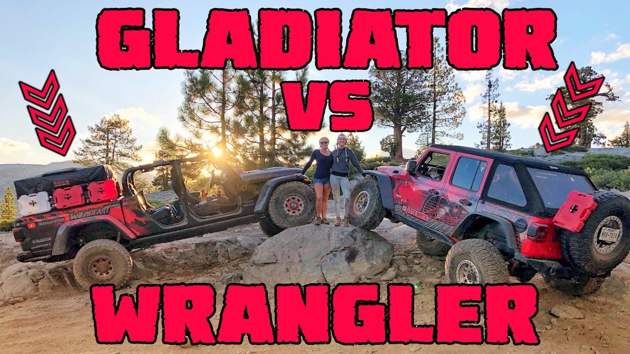 JEEP GLADIATOR vs JLU RUBICON - On The Rubicon Trail (Part 1)