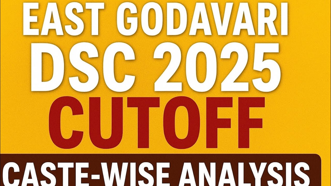 East Godavari District Cutoff Analysis | Caste-wise Merit List Details @Studygeeksonline 