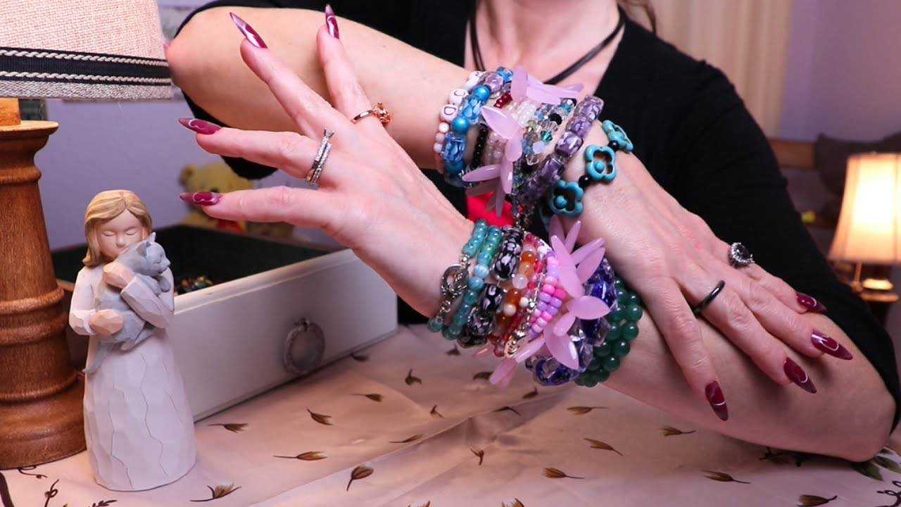 ASMR Jewelry Show and Tell and Chat Magical Me ASMR Bead Jewelry Sounds