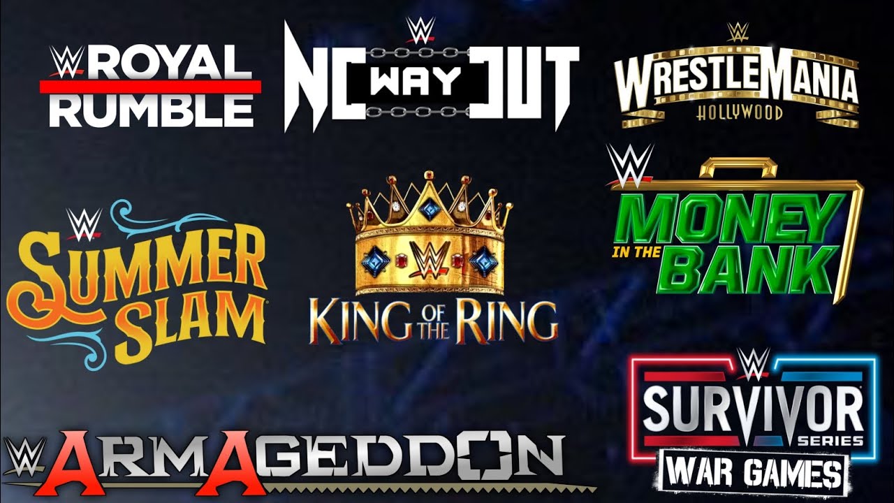 2023 All Premium Live Event list!OLD WWE PPV'S Return! Armageddon Return!Royal Rumble, WrestleMania