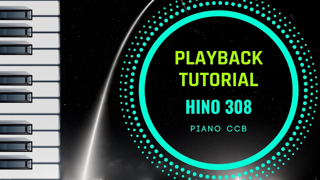 Hino 308 no piano - acompanhamento no piano 