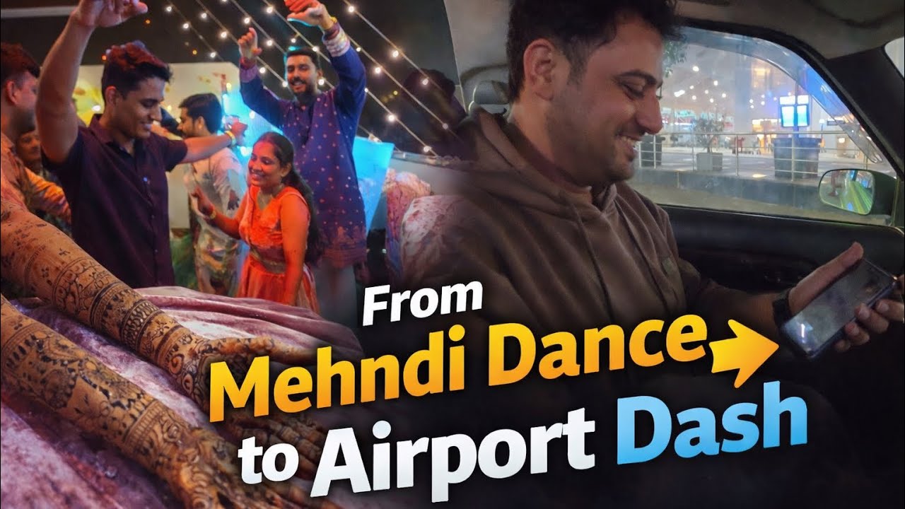 From Mehndi Dance to Airport Dash ✈️ Full Wedding Vlog 