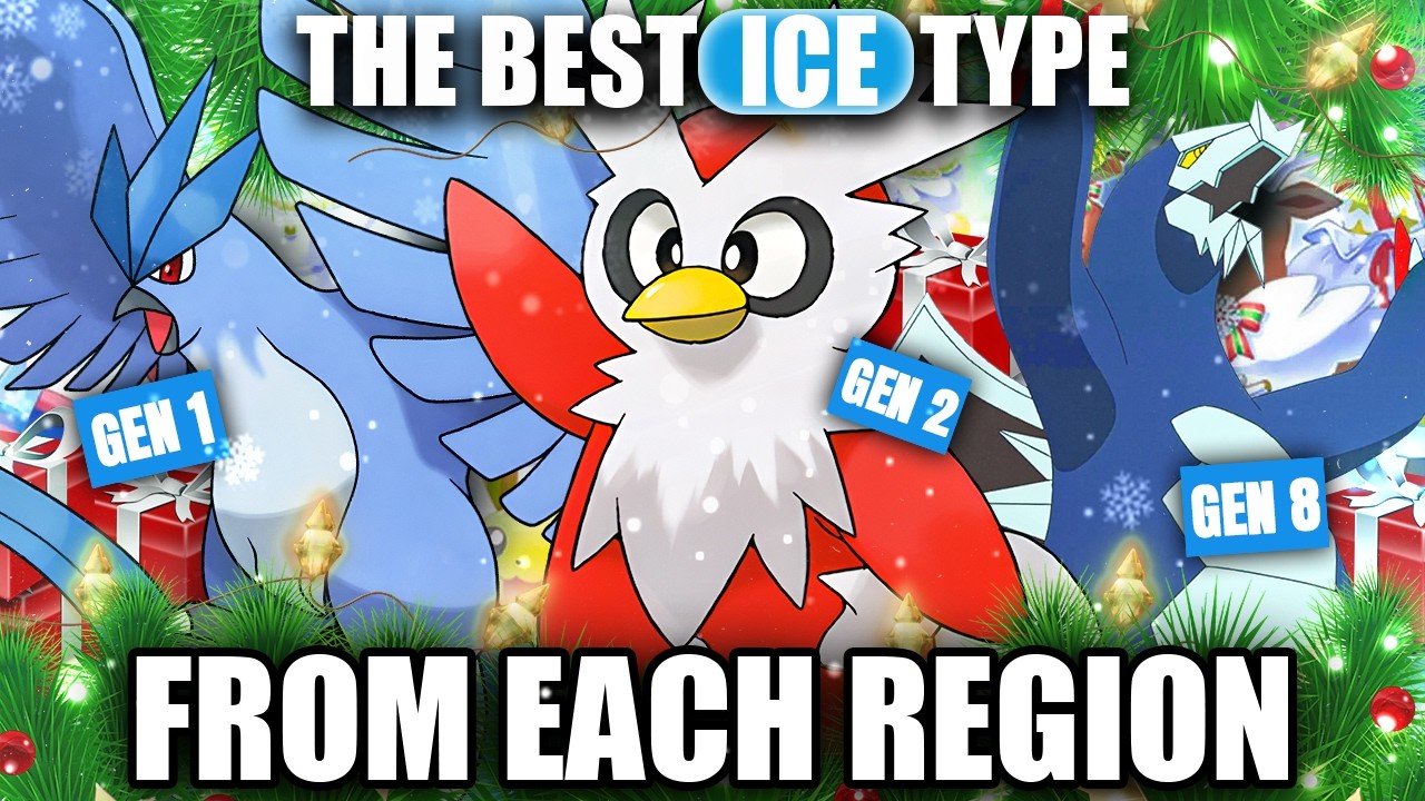The BEST ICE Type Pokémon in EVERY REGION