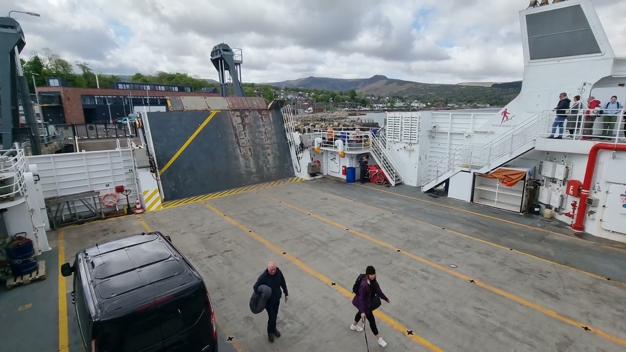 MV Alfred passenger sailing to Brodick