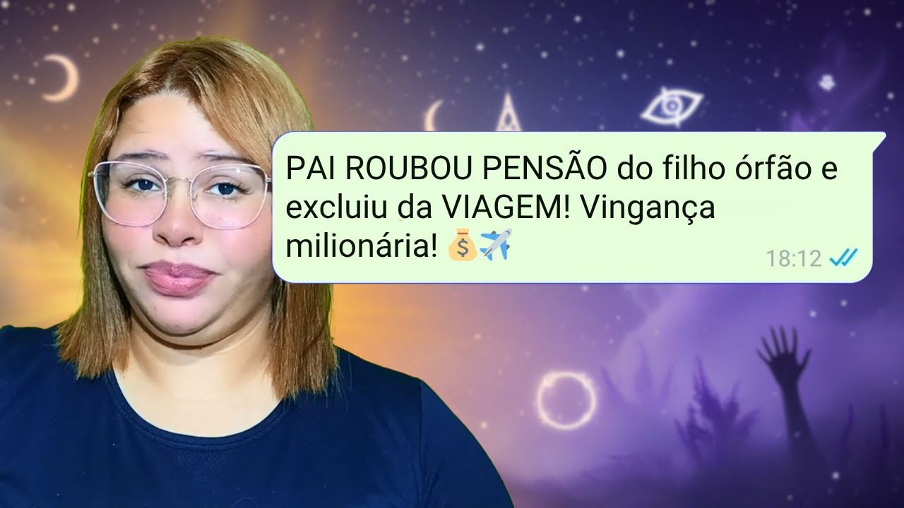 PAI ROUBOU PENSÃO do filho órfão e excluiu da VIAGEM! Vingança milionária! 💰✈️
